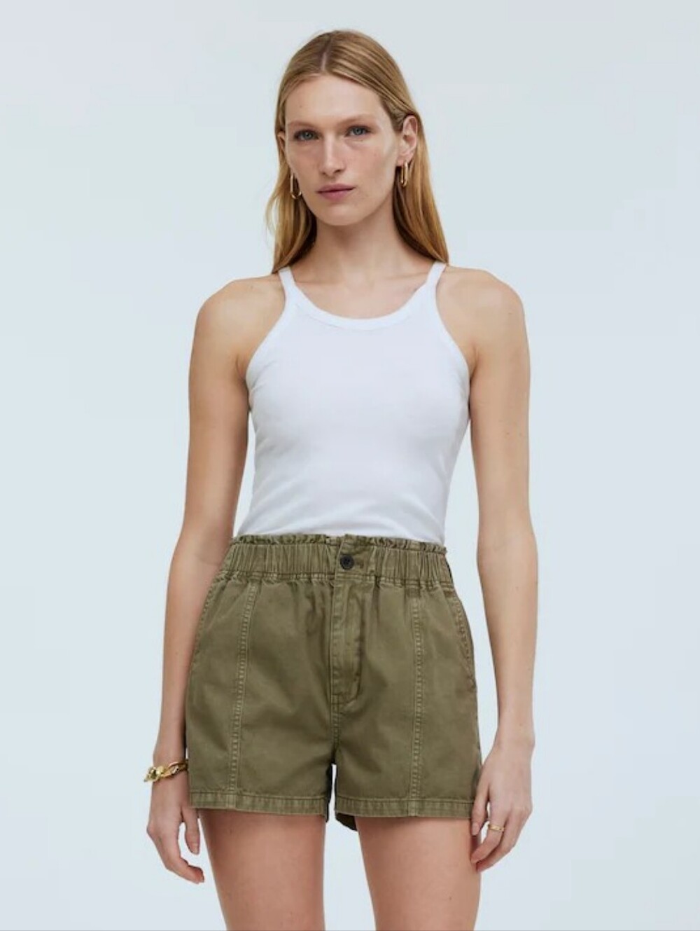 Madewell Pull-On Paperbag Shorts